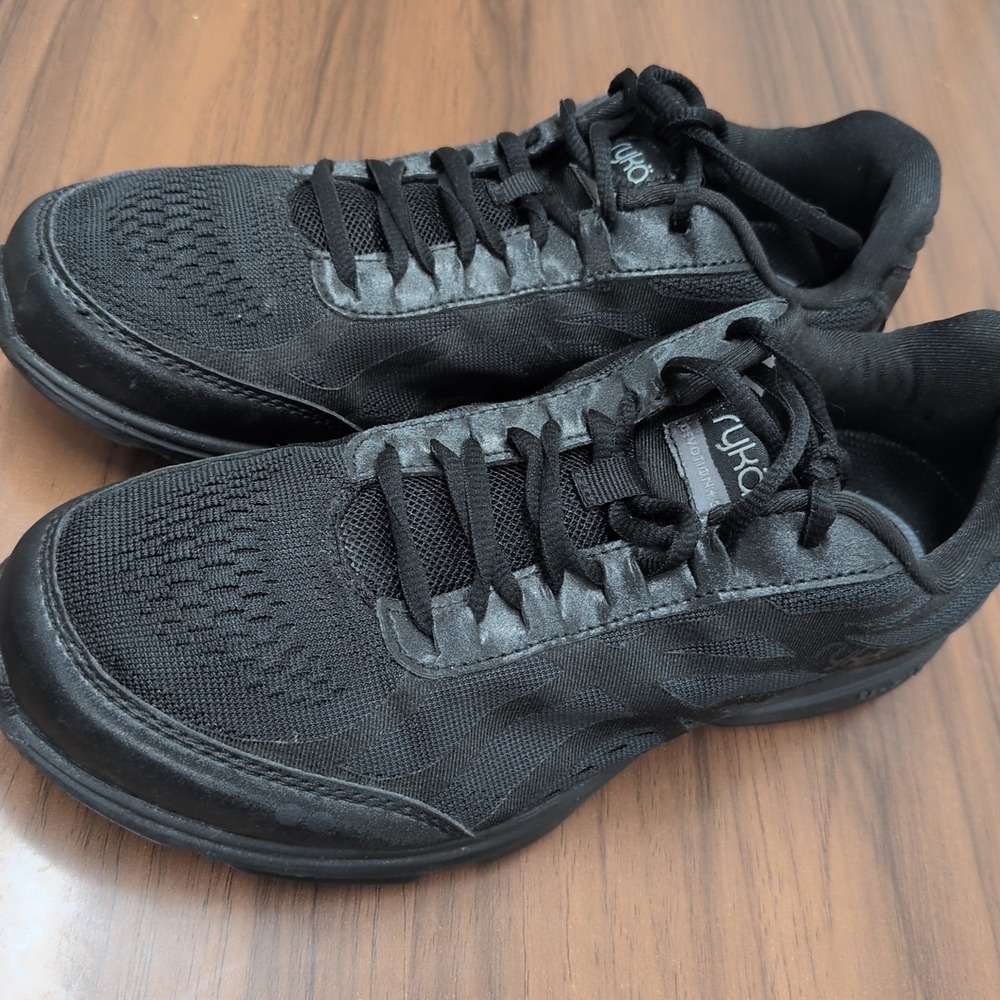 Ryka Devotion Plus 3 Walking Sneakers Shoes‎ Women's Black Lace Up - Picture 4 of 7